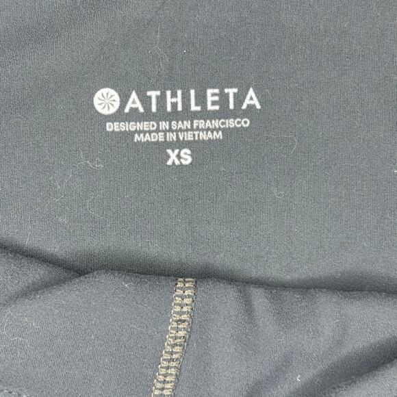 Athleta Dark Grey High Waist Ribbed Leggings Womens Sz XS - Picture 7 of 9